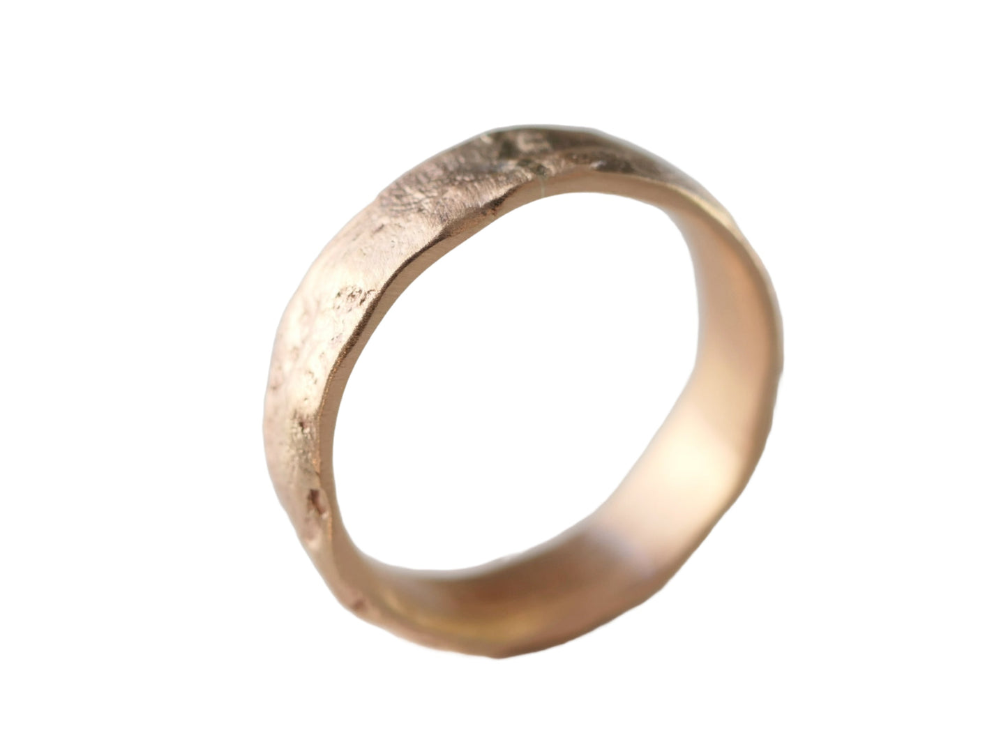 molten bronze ring reticulated bronze ring