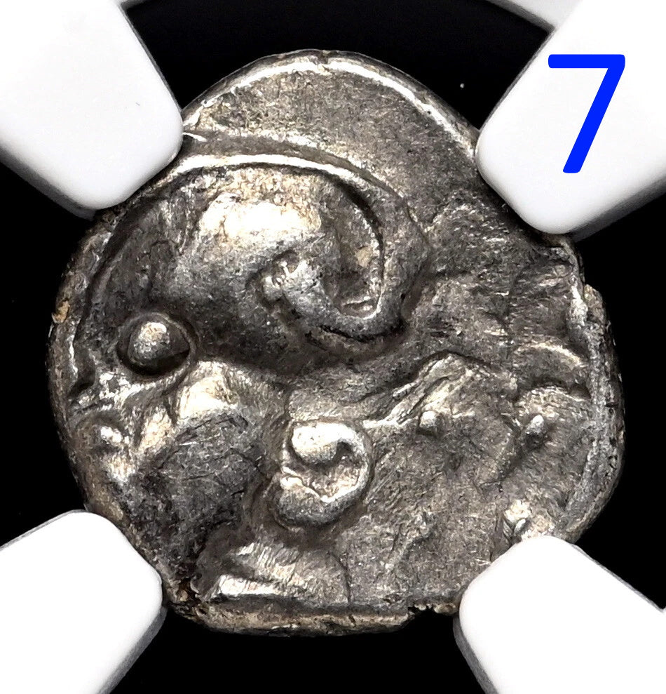 genuine silver celtic horse coin NGC holder