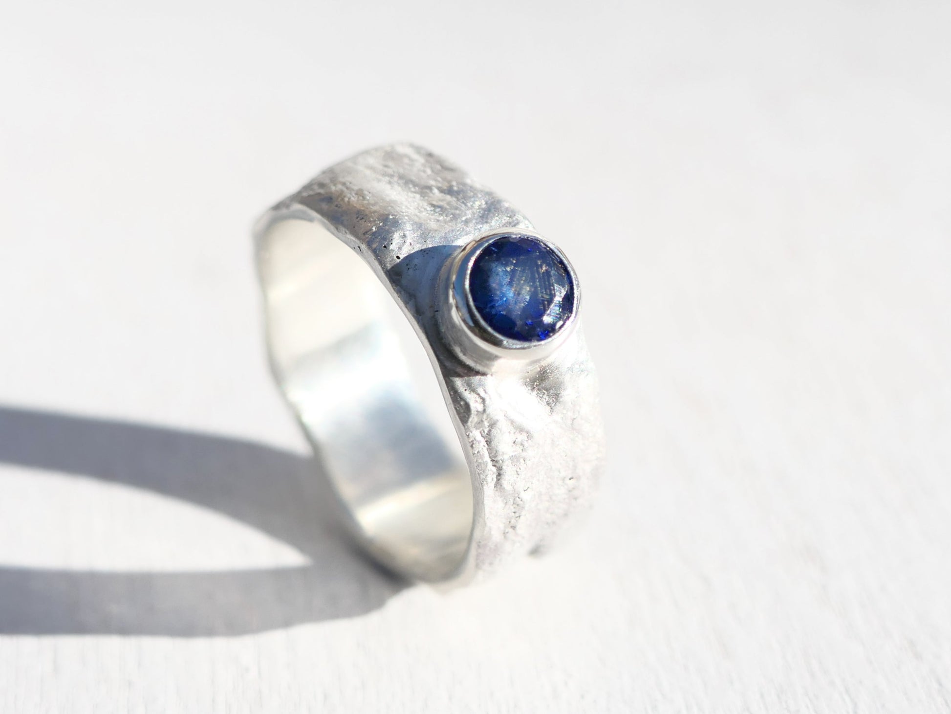 mens sapphire ring big sapphire ring