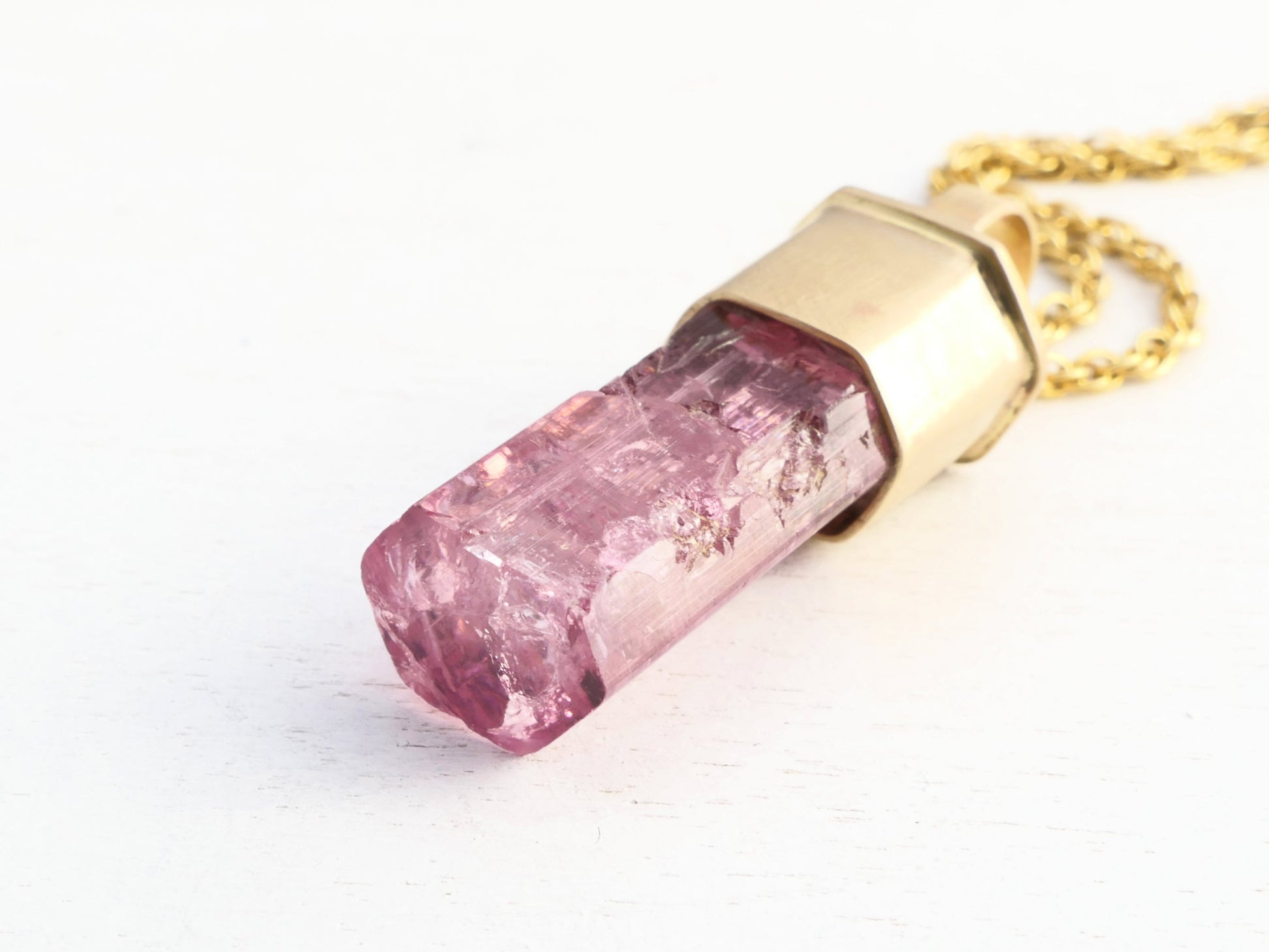 pink tourmaline crystal uncut rubellite tourmaline