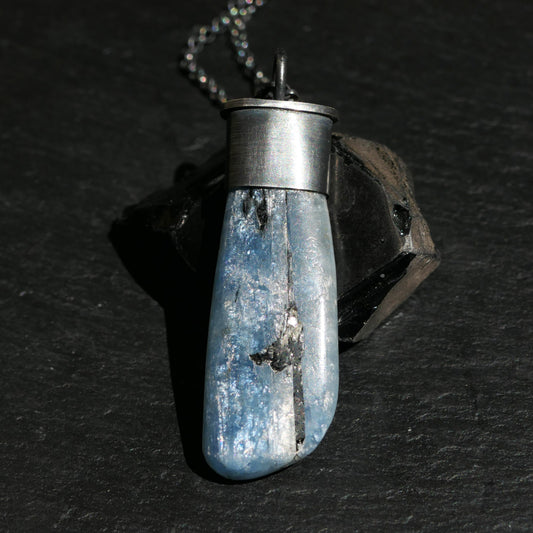 kyanite pendant necklace