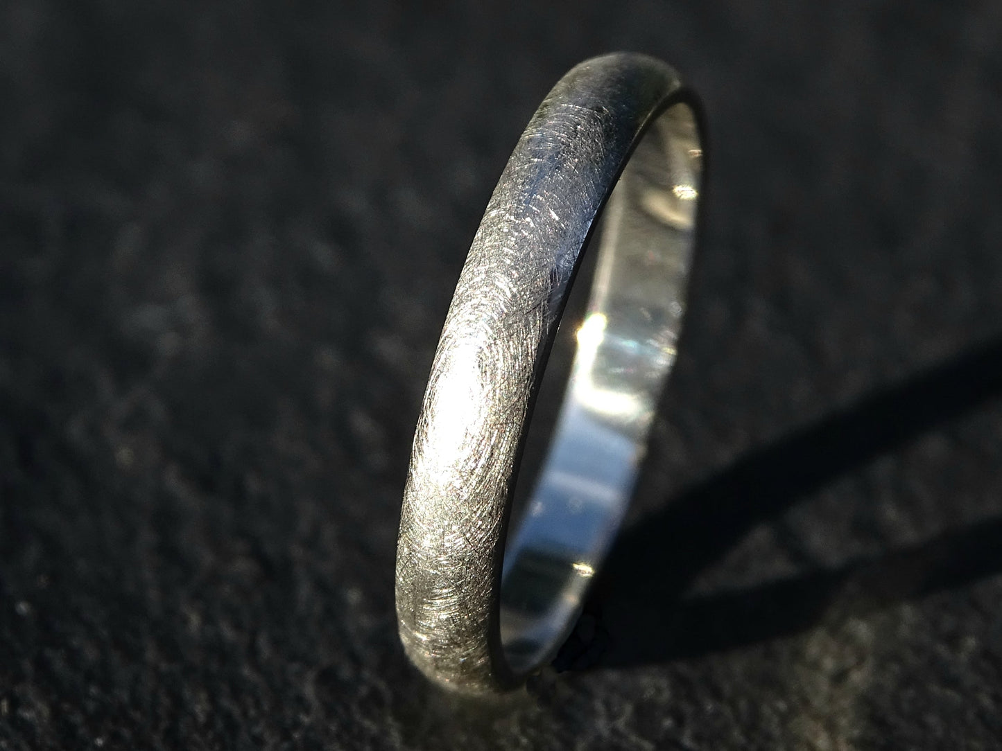 Domed Platinum Ring Platinum wedding band