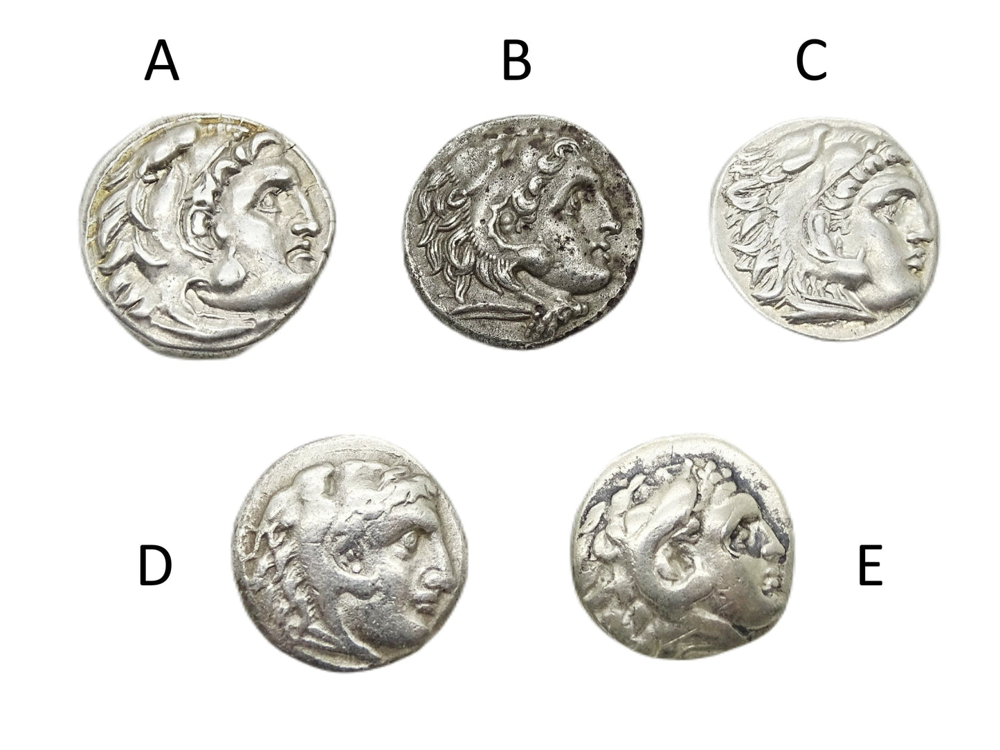 silver drachm coin