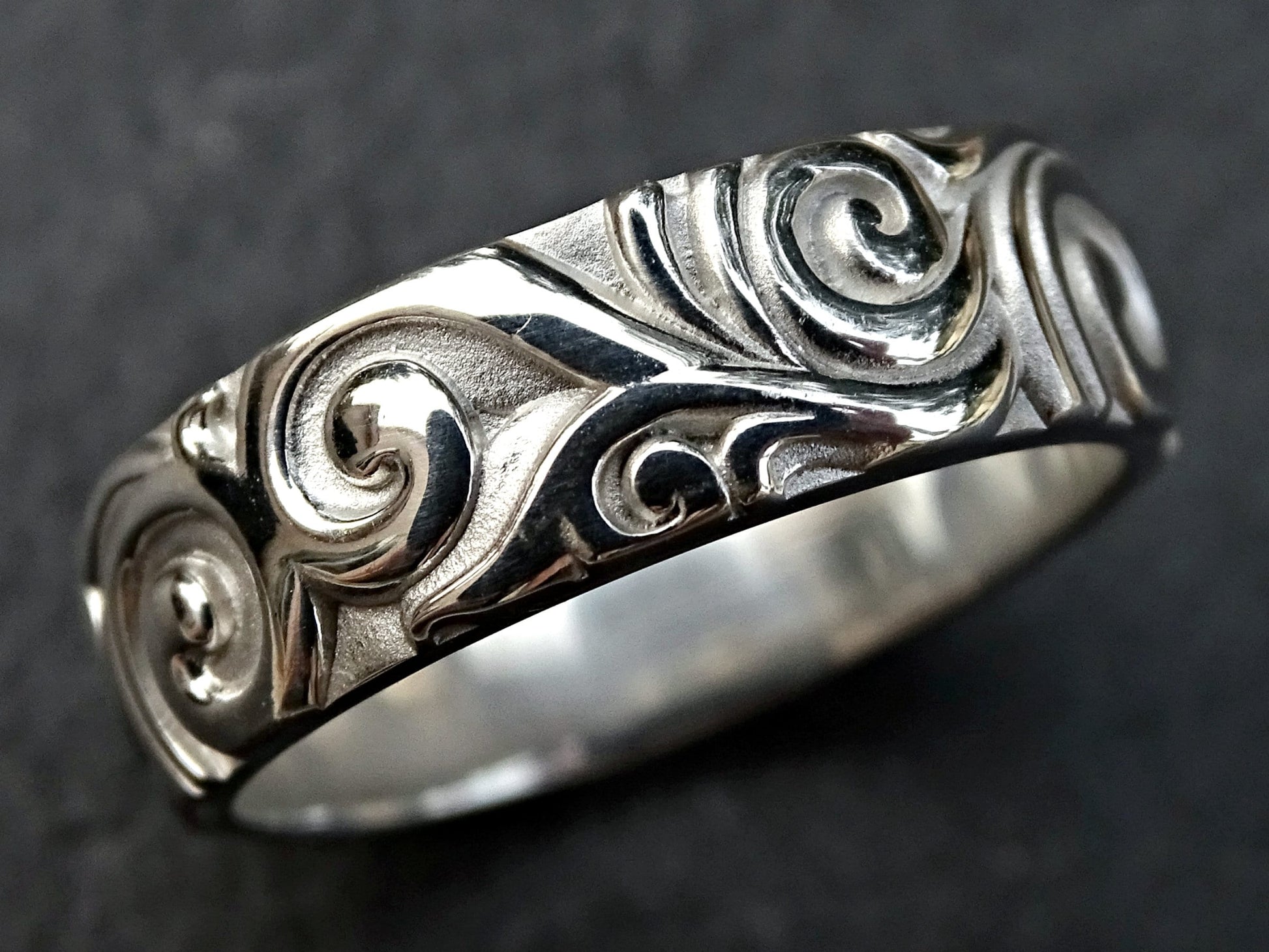 unusual silver ring