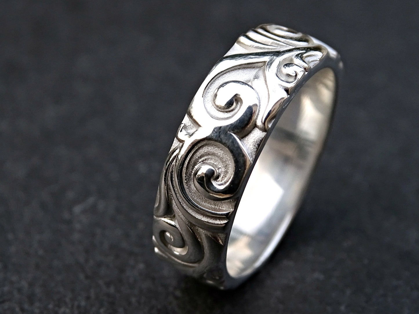 unusual silver ring for men and women