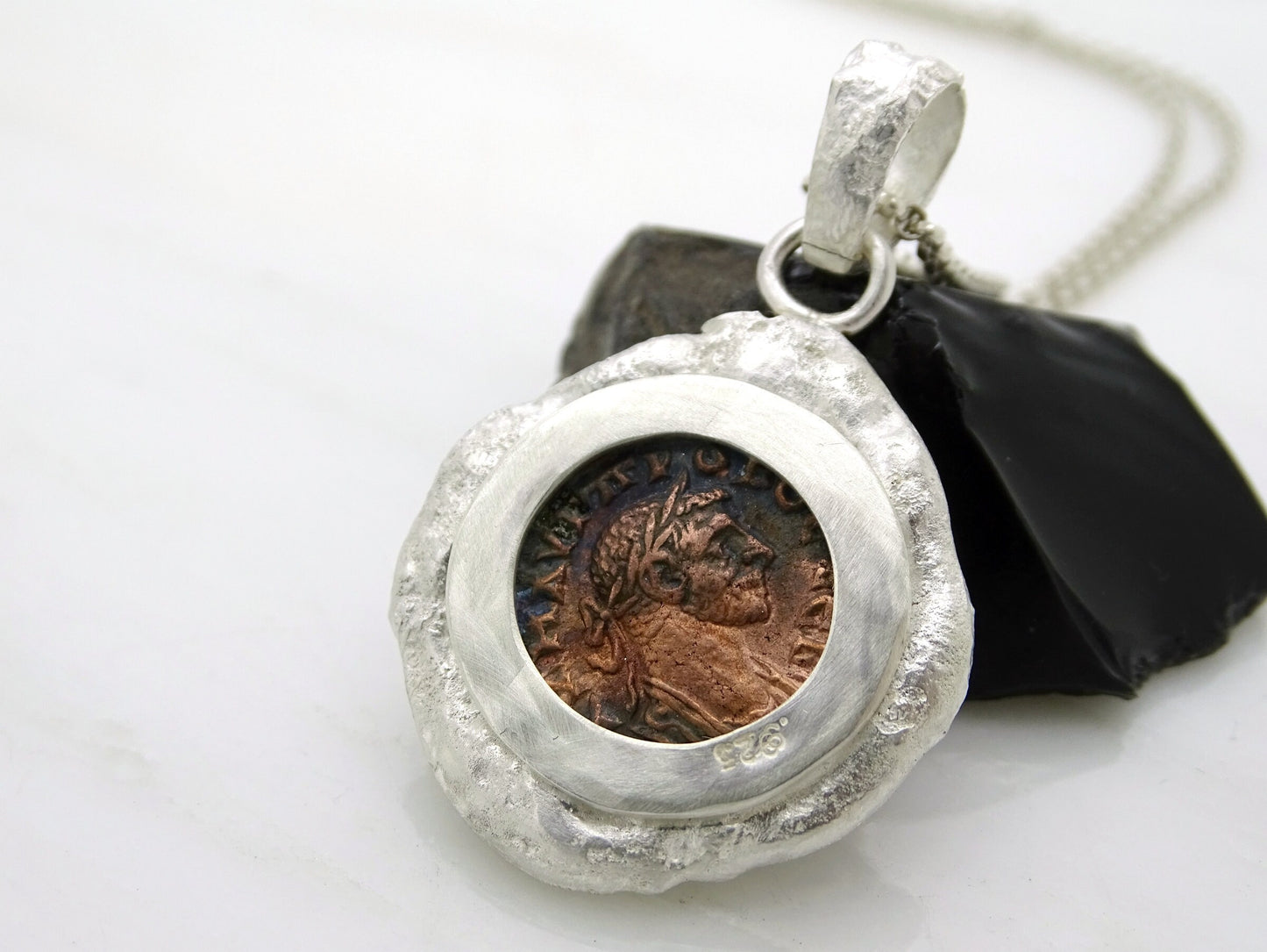 Roman coin necklace