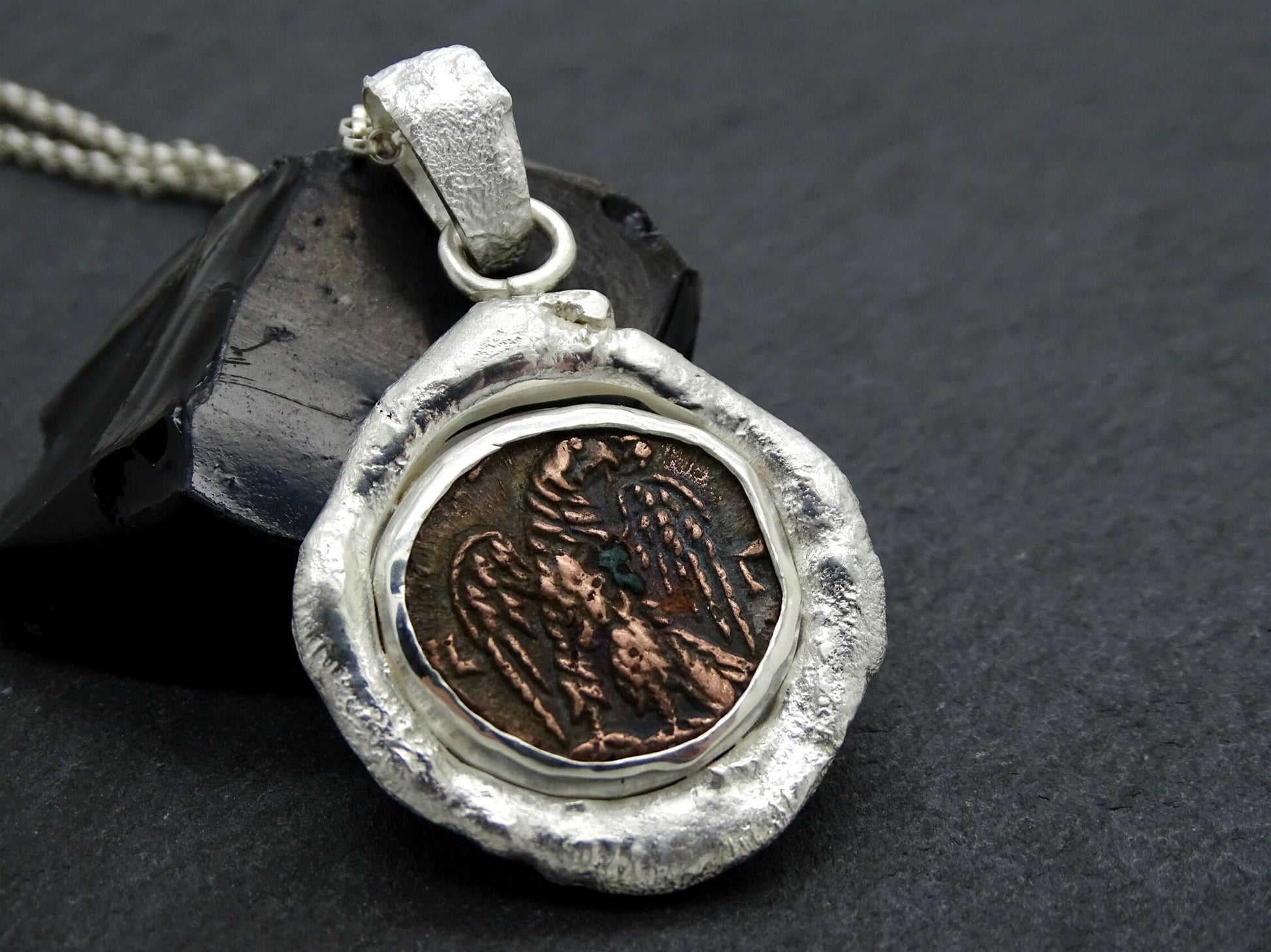 Roman coin necklace