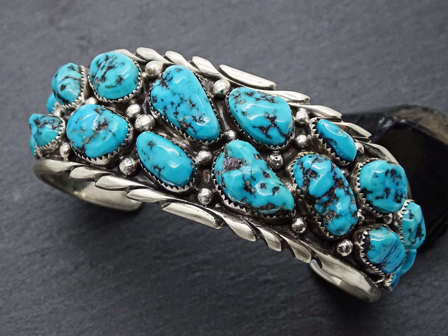 Native American turquoise cuff bracelet