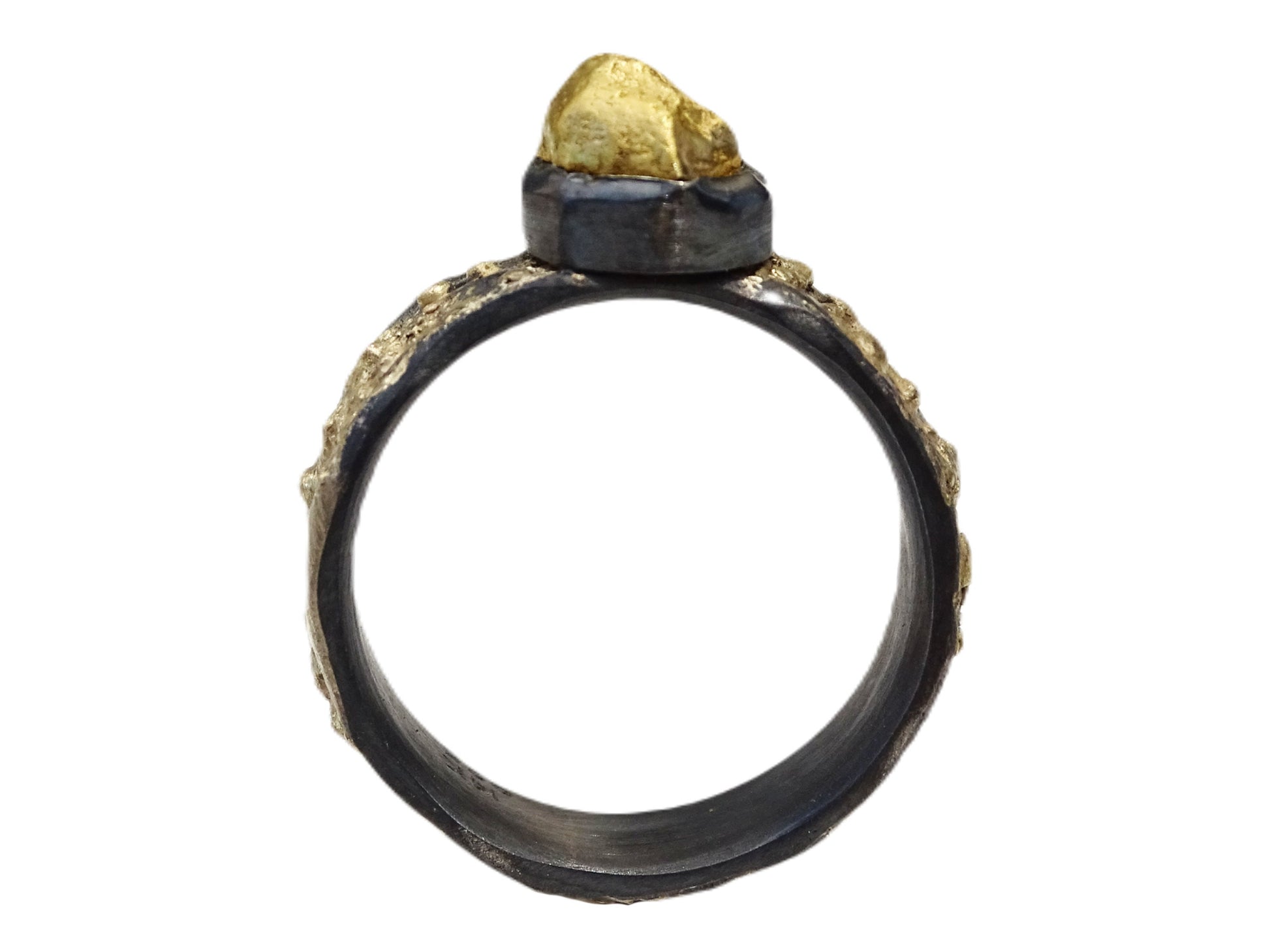 gold nugget ring