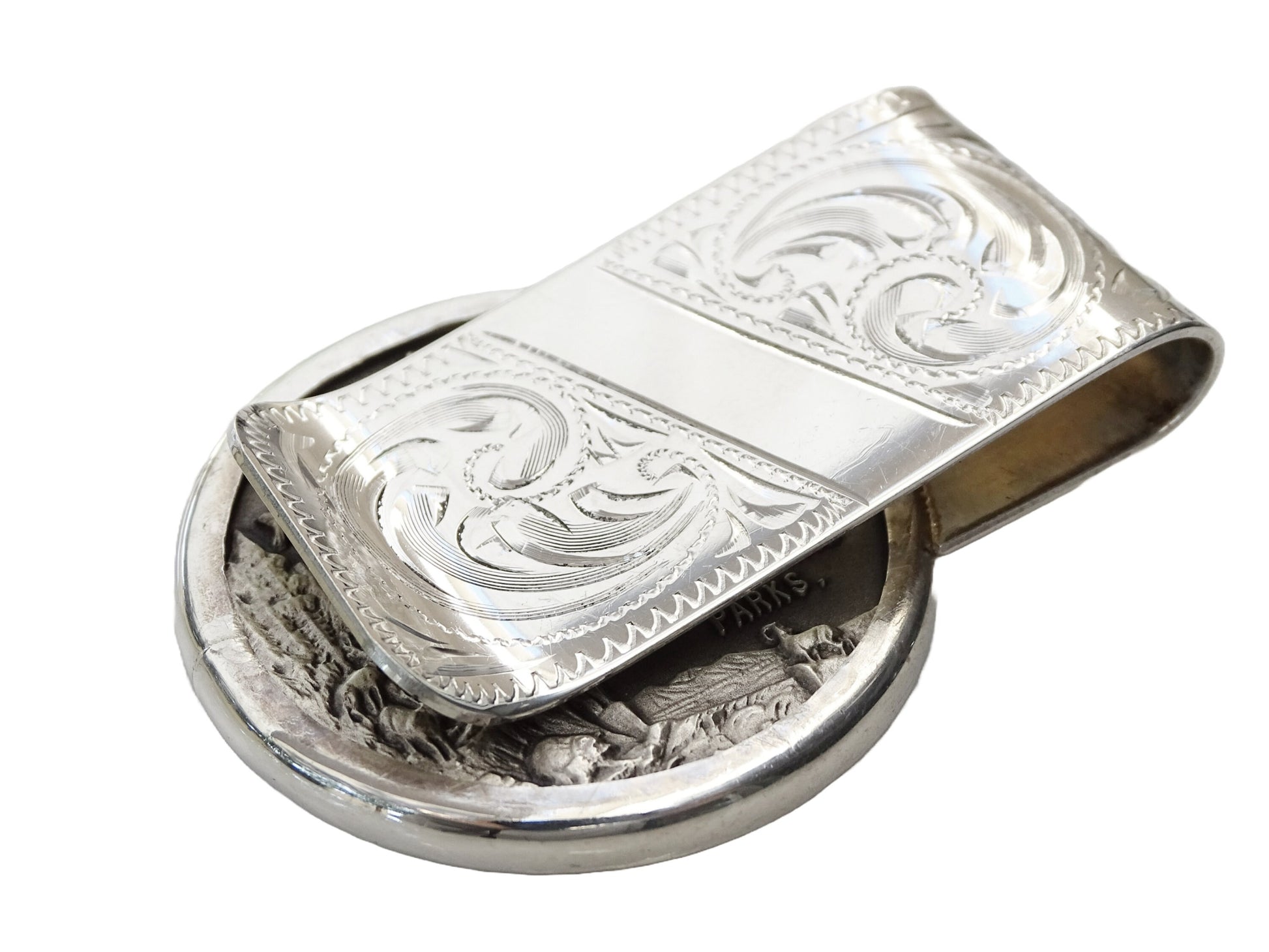 silver money clip