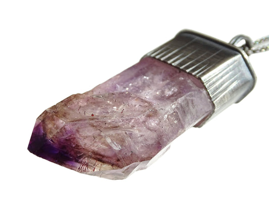 large amethyst pendant