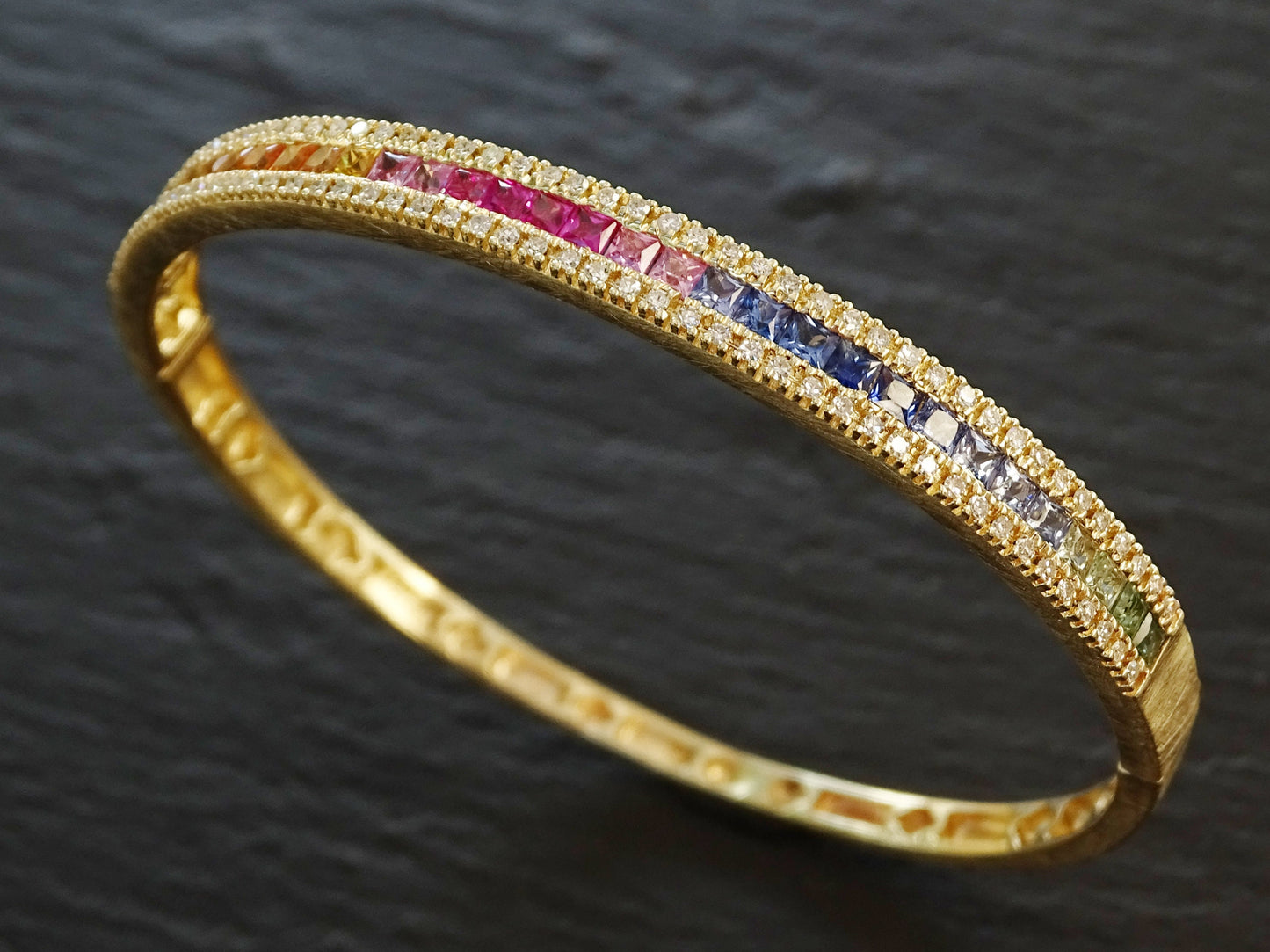 diamond gold bracelet